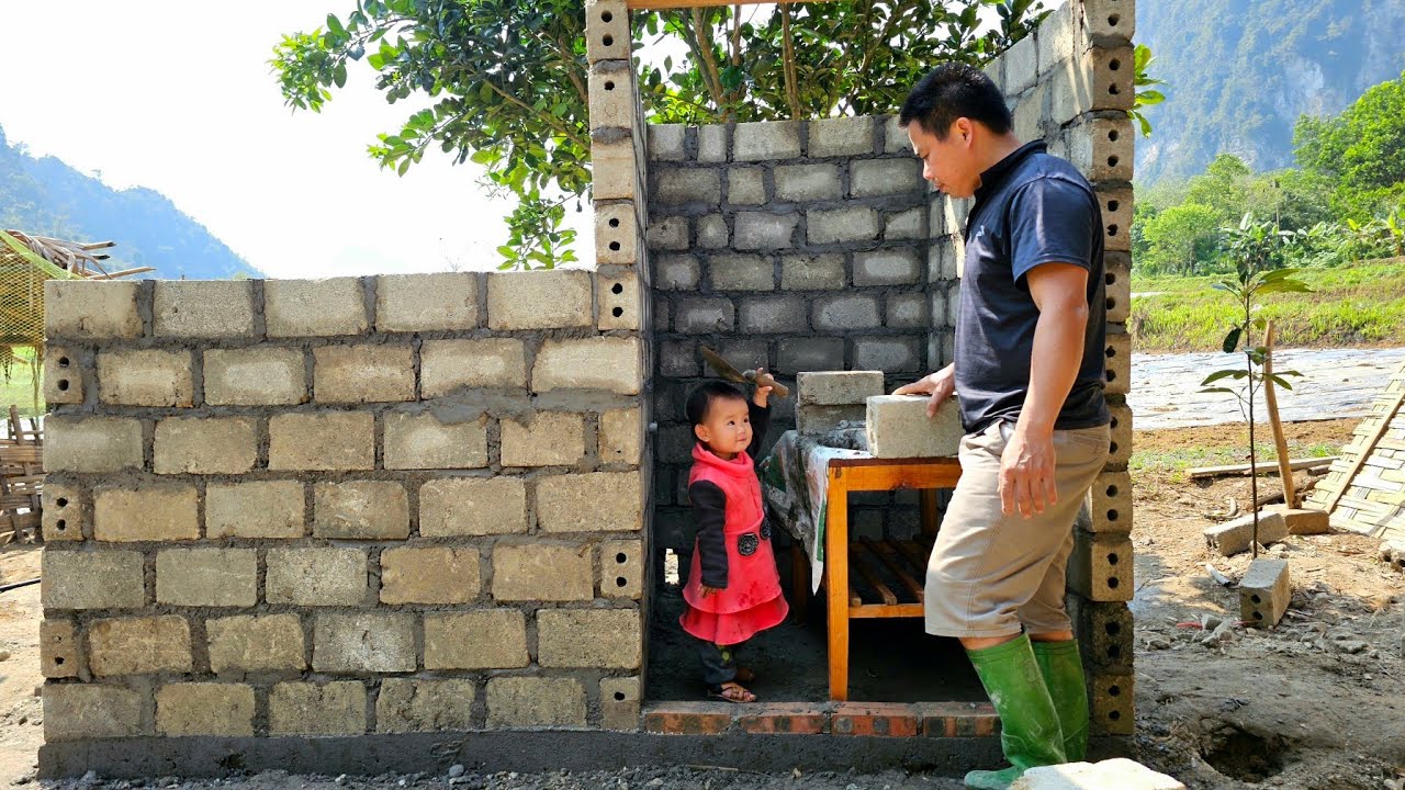 Water tank and bathroom - How to use cement,Sand and Bricks to build water storage tanks/xuan truong