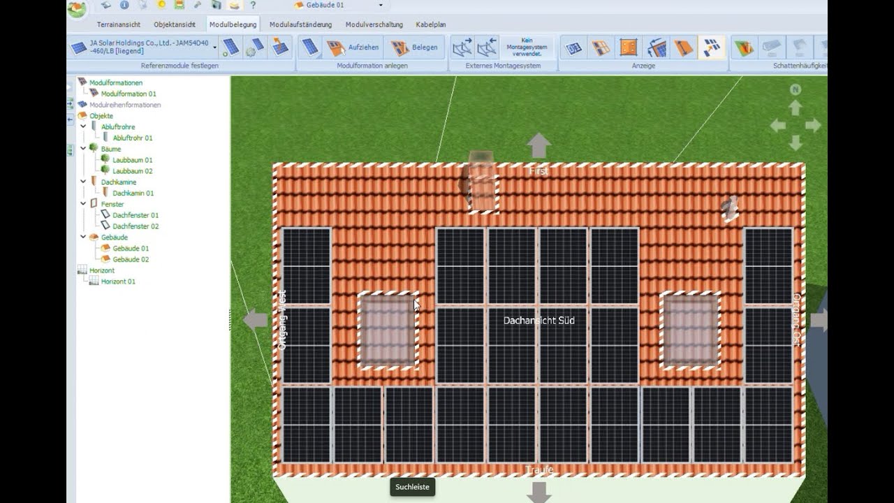 PVSOL Webinar 1 -  Einfaches Haus belegen