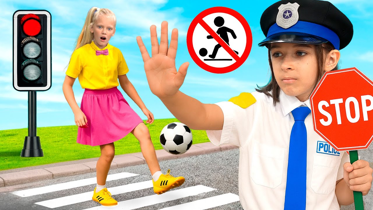 Eva and Friends learn safety and traffic rules