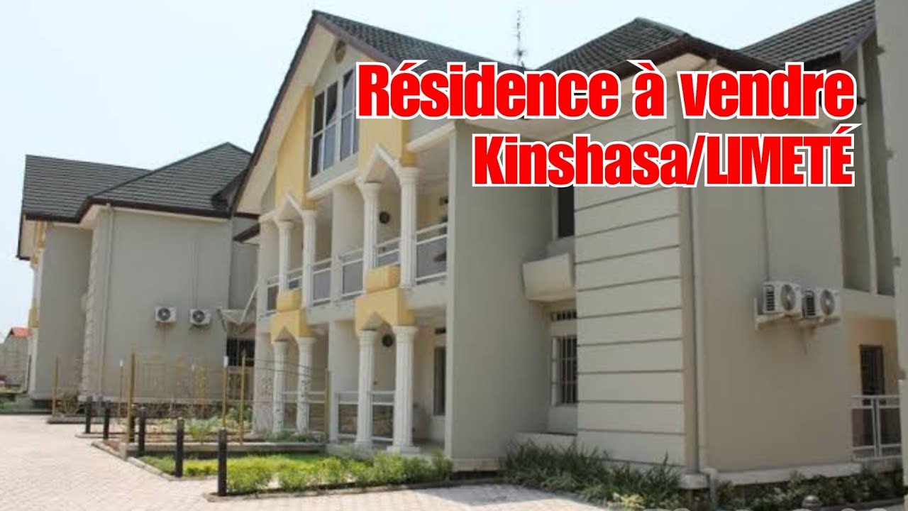 👉 RÉSIDENCE MISE EN VENTE À KINSHASA DANS LA COMMUNE DE LIMETÉ 1ÈRE RUE POIDS LOURDS