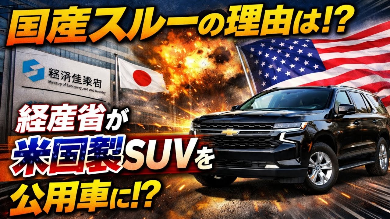 🚘💥【国産スルーの理由は？】経産省が“米国製SUV”を公用車に選んだ決定的背景とは…!?
