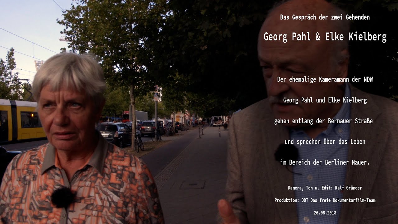 Das Gespr&auml;ch der zwei Gehenden (I): Georg Pahl und Elke Kielberg