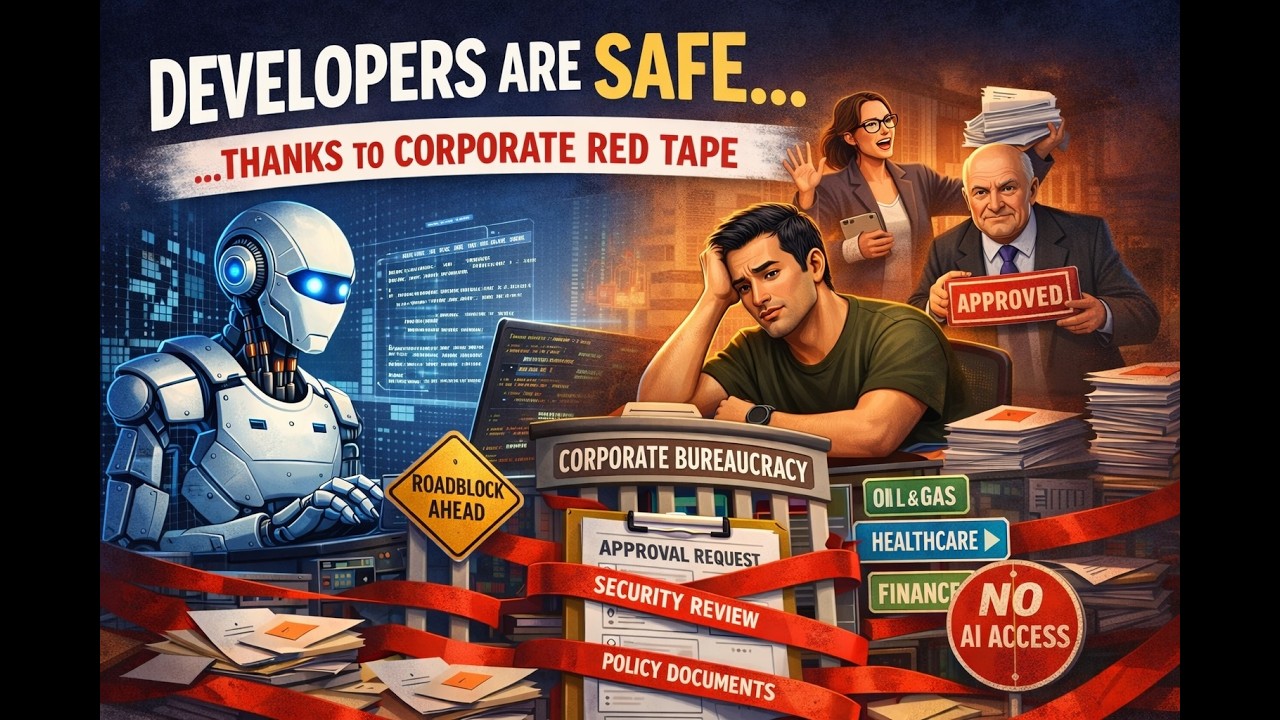 Developers Are Safe… Thanks to Corporate Red Tape