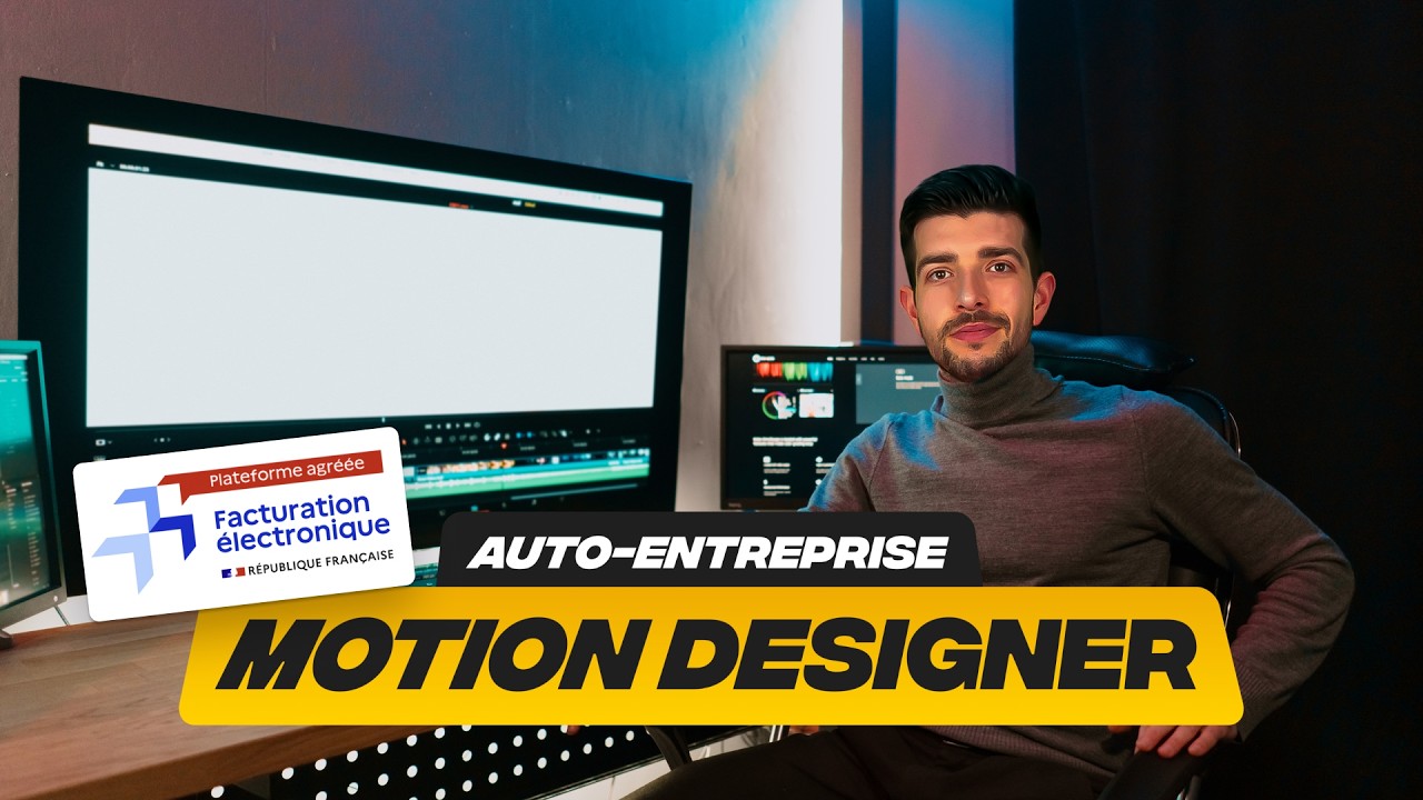 TUTO : Devenir motion designer auto-entrepreneur : démarches simples et officielles