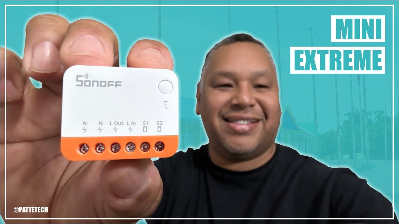 ESSE É PEQUENO!!! SONOFF MINI R4 EXTREME WIFI - Compatível com Alexa, Google e Home Assistant