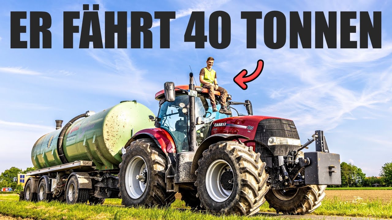 Mit 40 Tonnen unterwegs & Gülledusche 💩 | AgrarNils