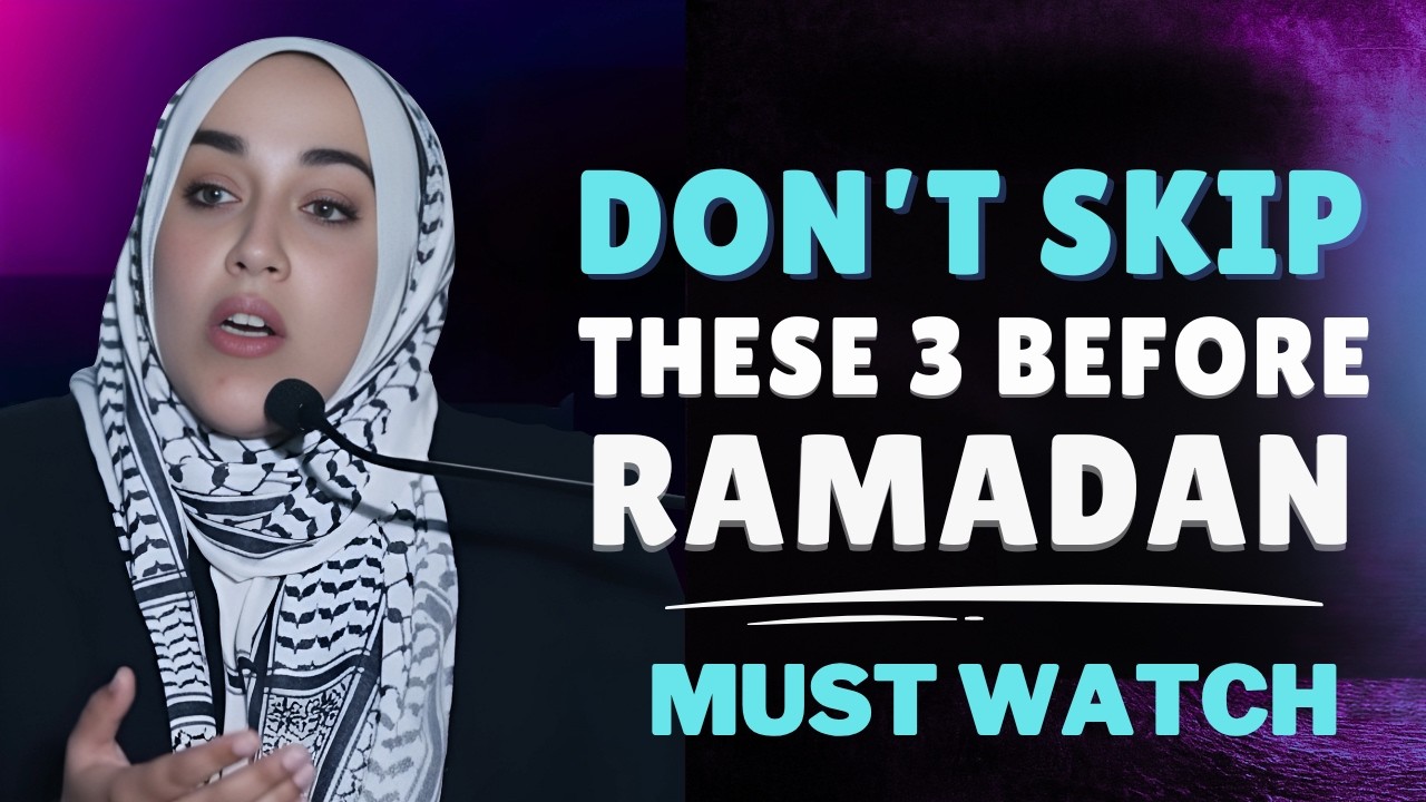3 Things You MUST Do Before Ramadan 2026 | Yasmin Mogahed
