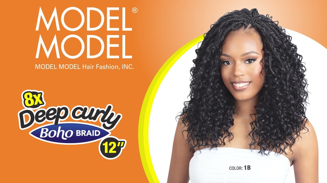 Glance Braid - 8x Deep Curly Boho Braid 12