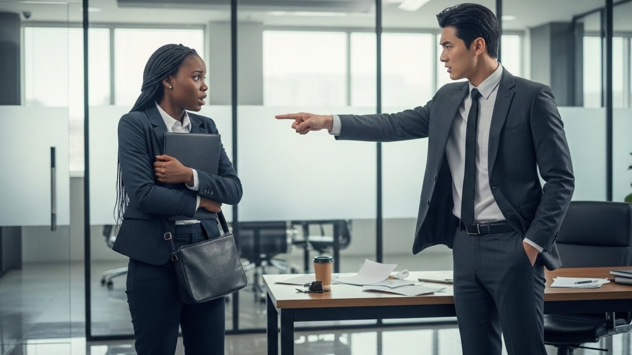 Cold Korean Boss Fired the African Girl on Her First Day — But Regretted It After THIS Happened!