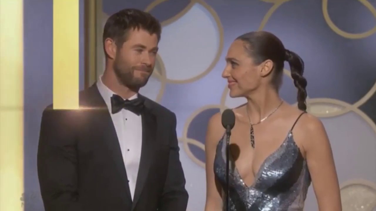 Chris Hemsworth & Gal Gadot present at 74th Golden Globe Awards