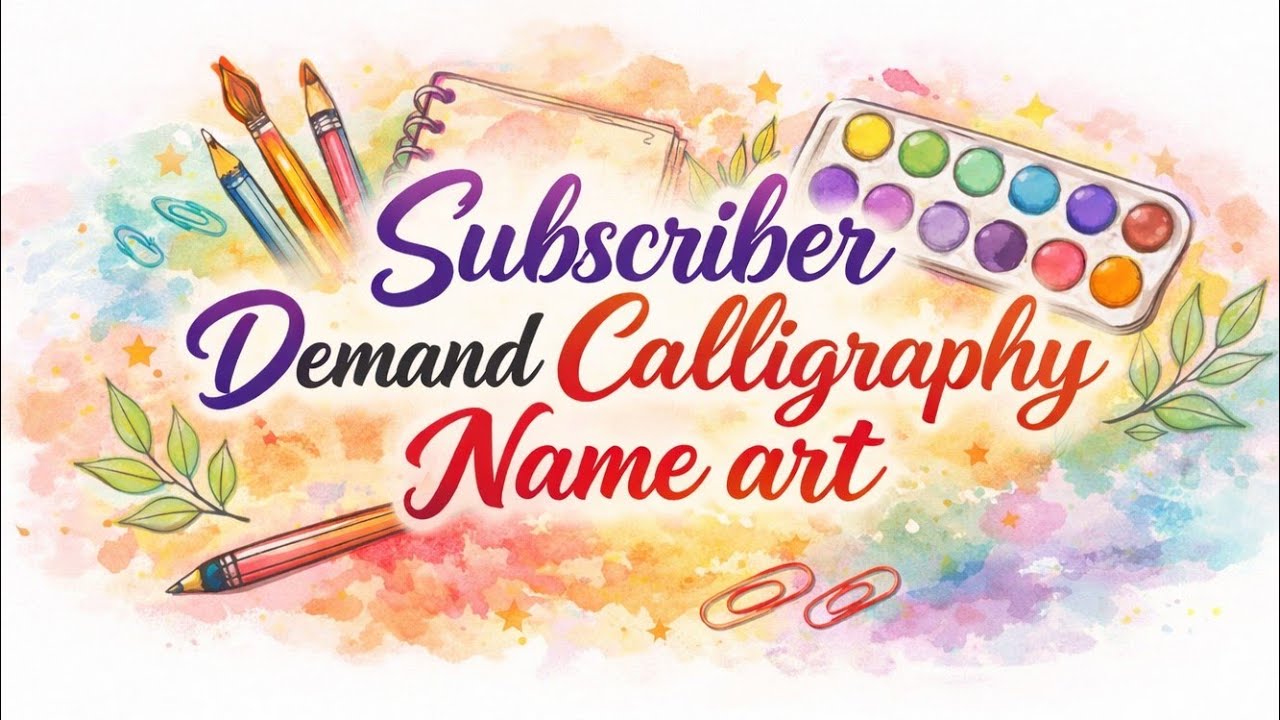 Calligraphy Name Art ❤️🫶🏻 / Comment You'r Name ❤️🎉🧿