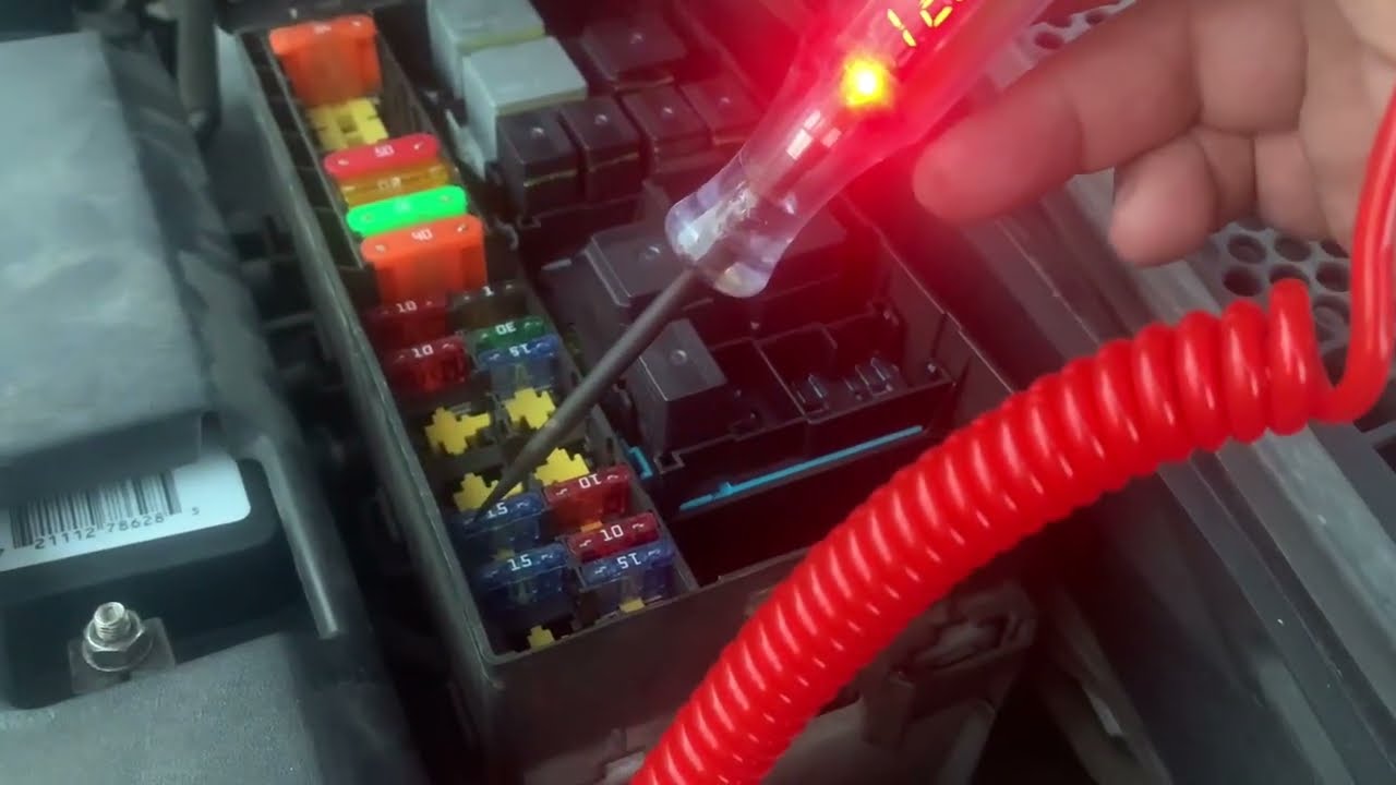 Tablero y luces no funcionan