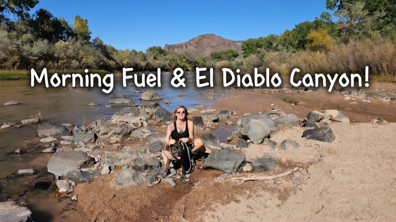 Morning Fuel & El Diablo Canyon | Nomad Life #santafe #vlog #offgridadventures #vanlife #newmexico 