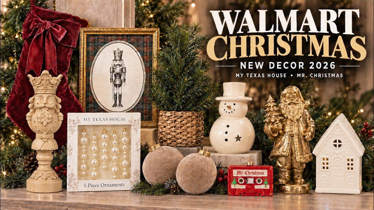РОЖДЕСТВО В WALMART 2026 🎄 ПЕРВЫЙ ВЗГЛЯД! Новые праздничные и рождественские украшения уже здесь!