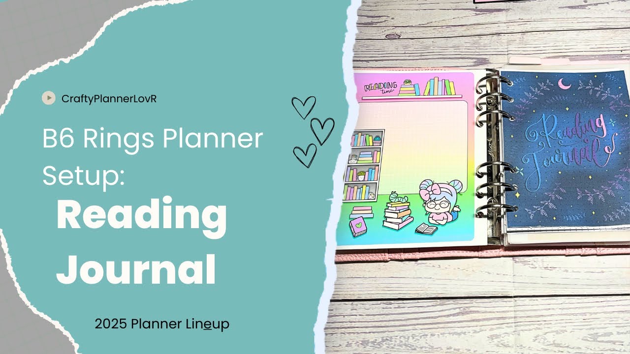 B6 Rings Setup: Reading Journal // 2025 Planner Lineup Series