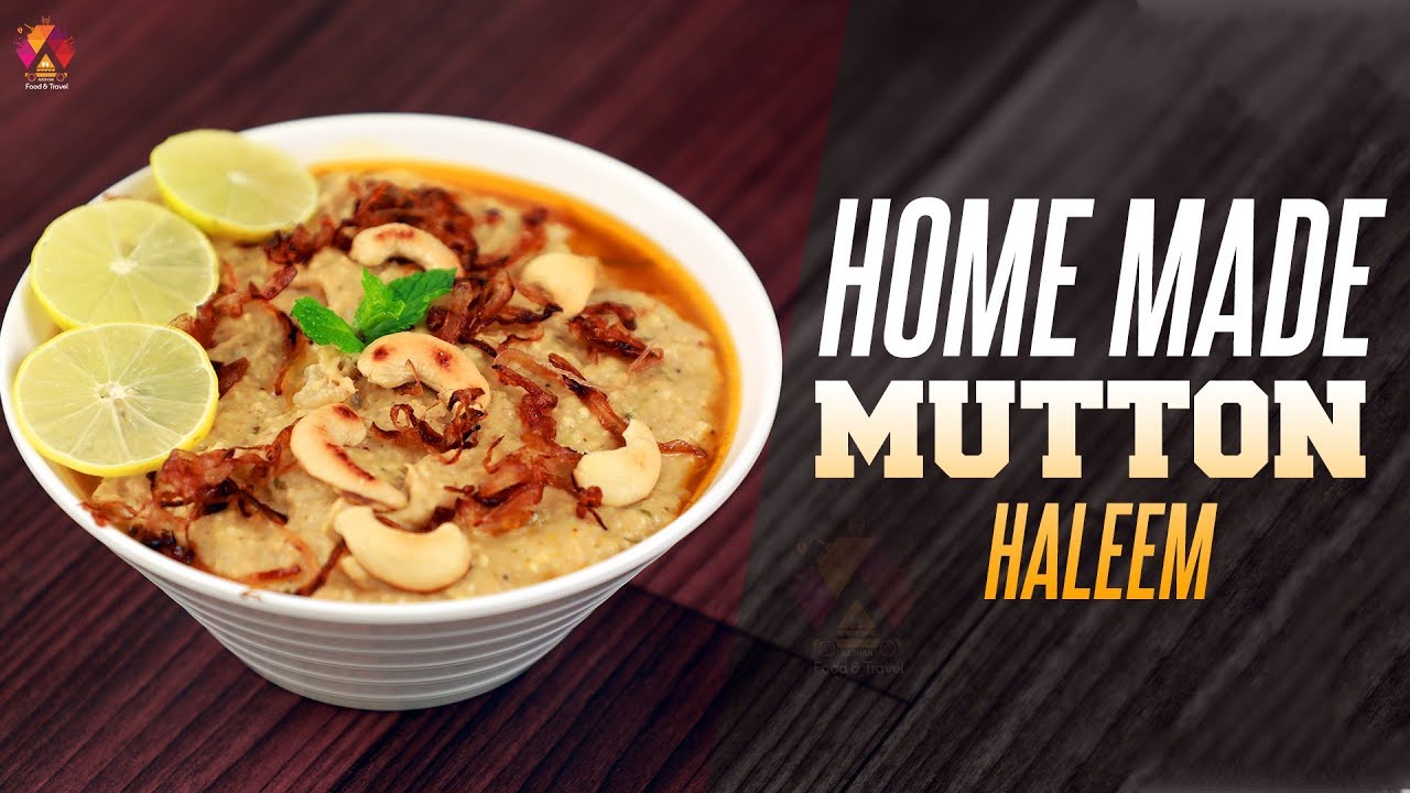 Simple Homemade Mutton Haleem | Hyderabad Special Recipe | Aadhan Food