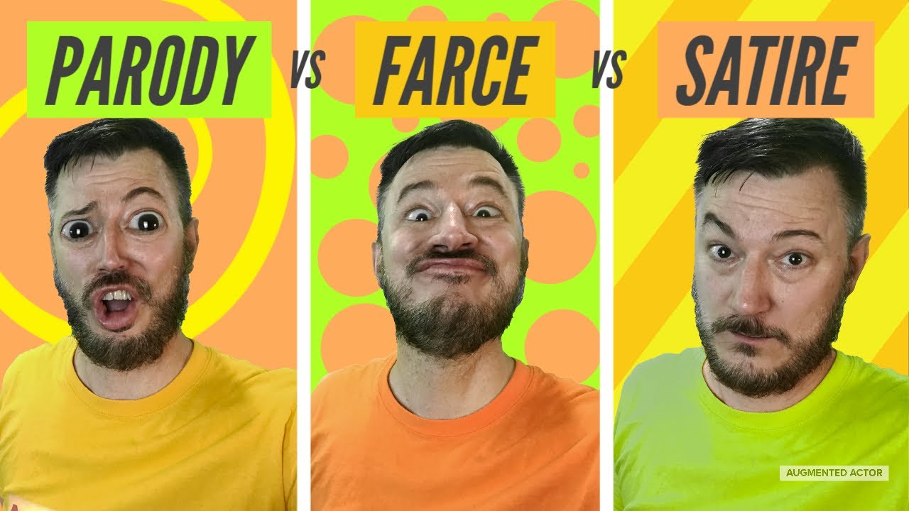 Parody vs Farce vs Satire - What's the difference?