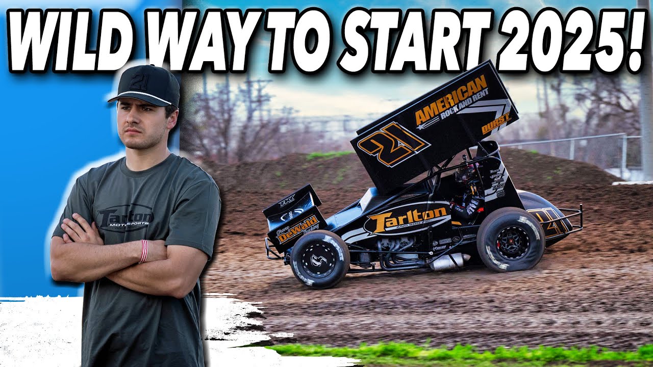 A Wild First Sprint Car Race of 2025!