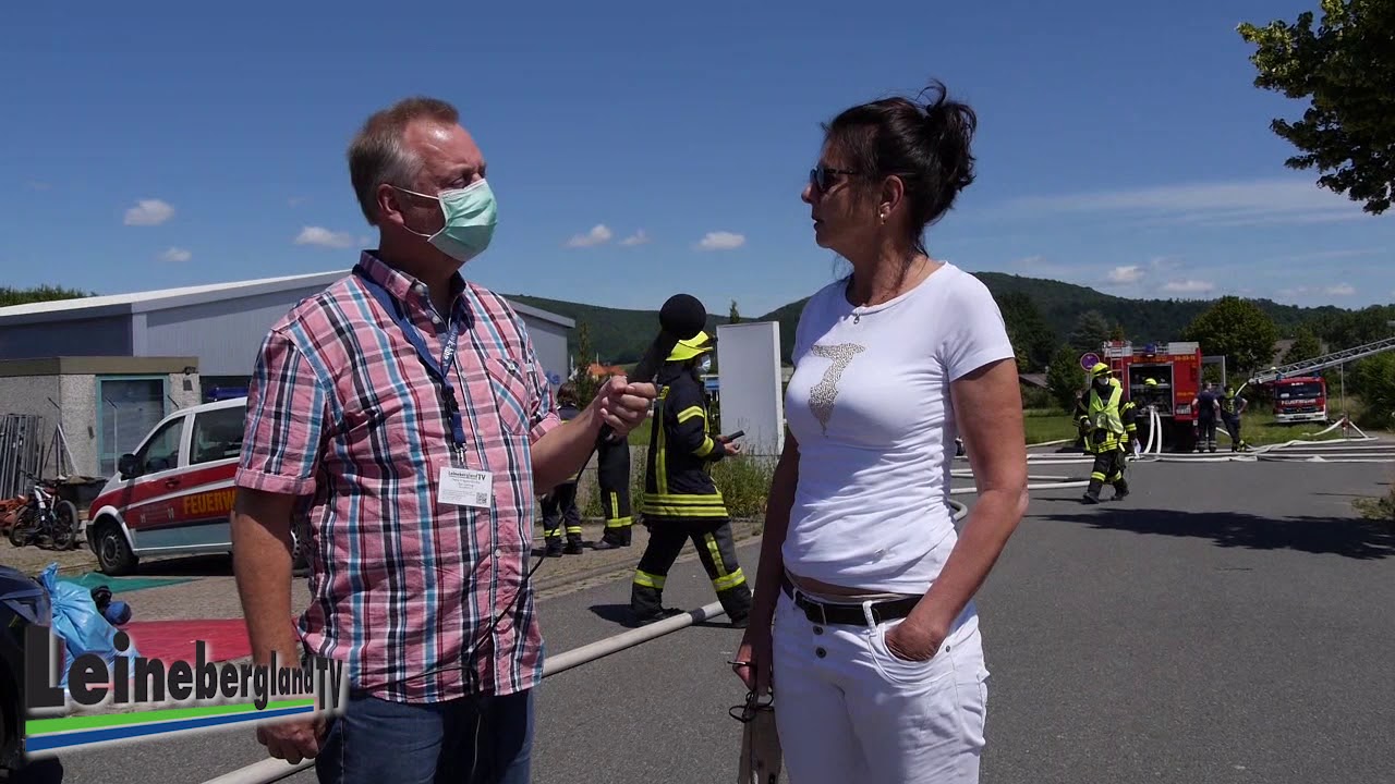 Brand im Workout Alfeld am 21.06.2020 | LBTV
