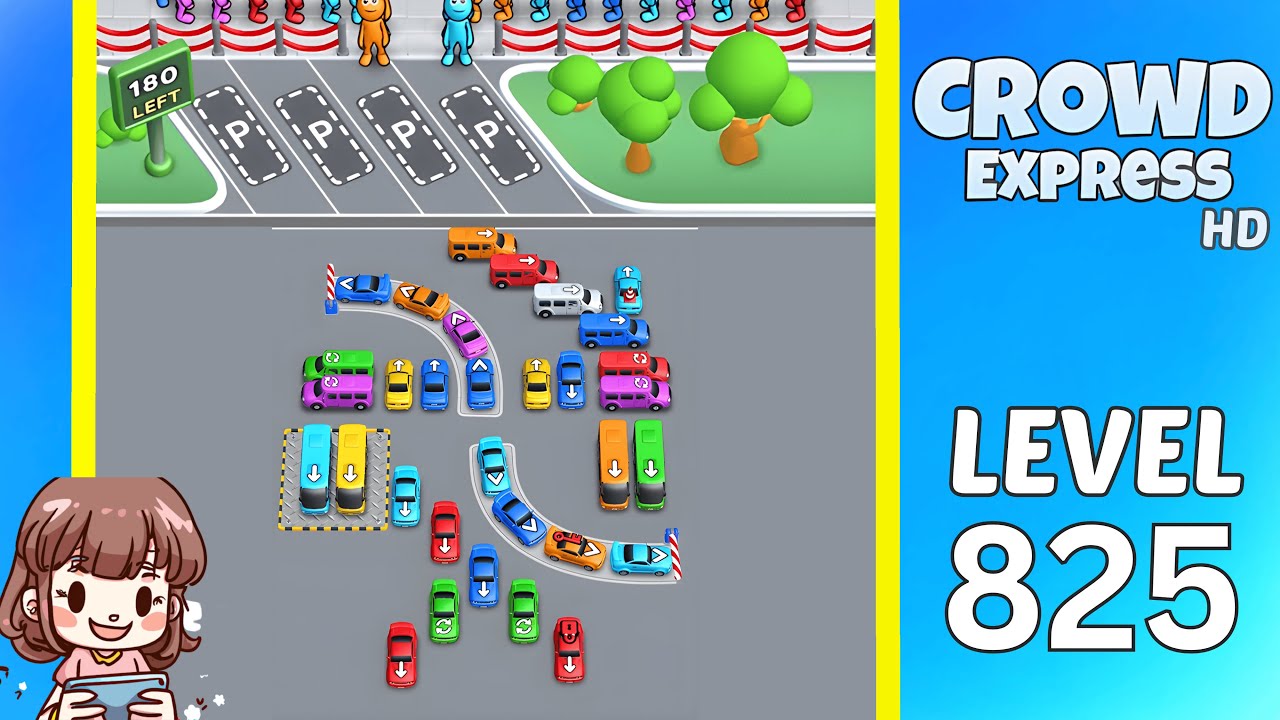 Crowd Express Level 825 Solution Walkthrough