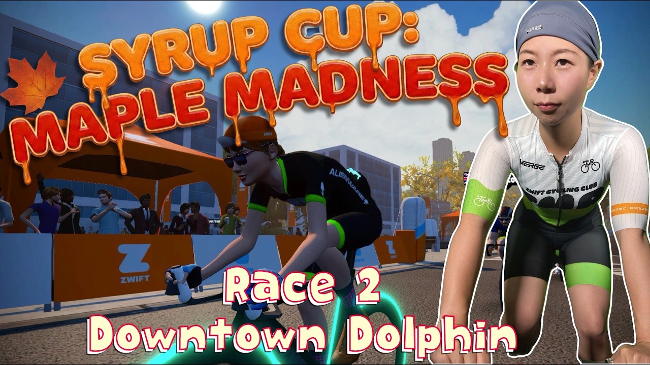 【Zwift配信♯626】Syrup Cup: Maple Madness Race 2 Downtown Dolphin【Zwift Live】