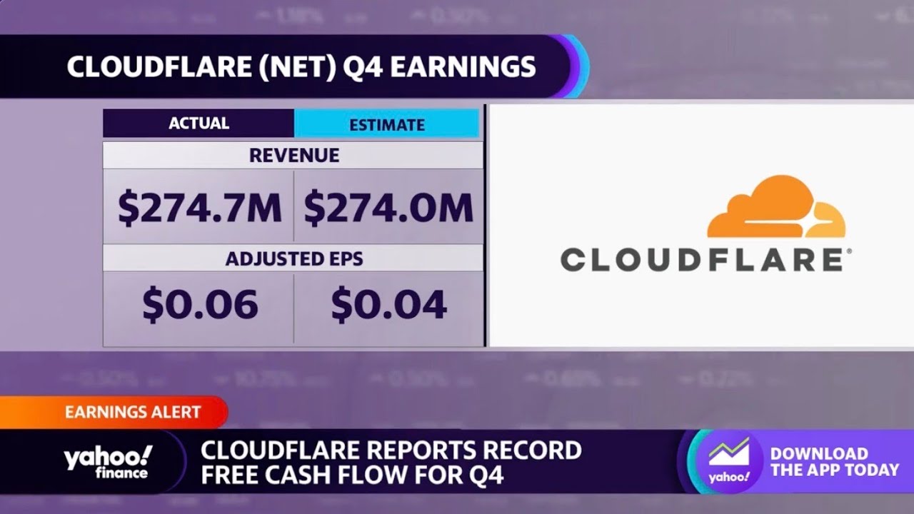 Cloudflare beats on Q4 earnings, reports record free cash flow