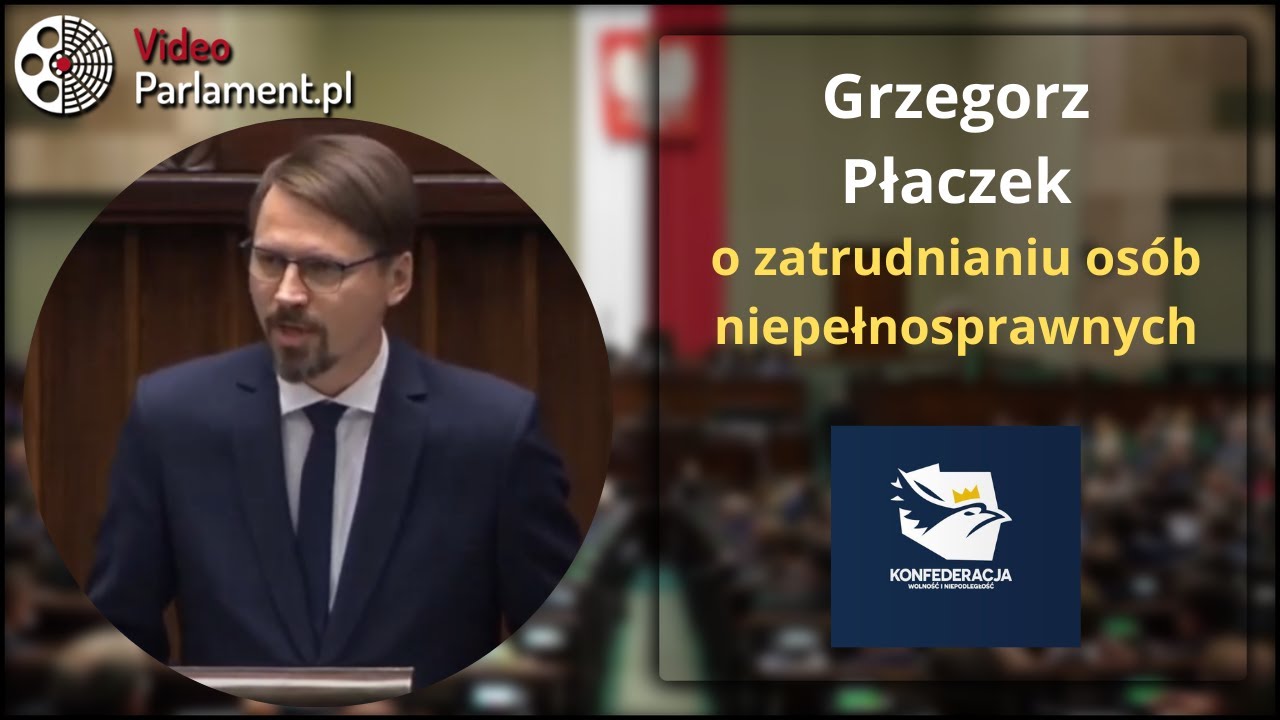 Grzegorz Płaczek - o zatrudnianiu os&oacute;b niepełnosprawnych