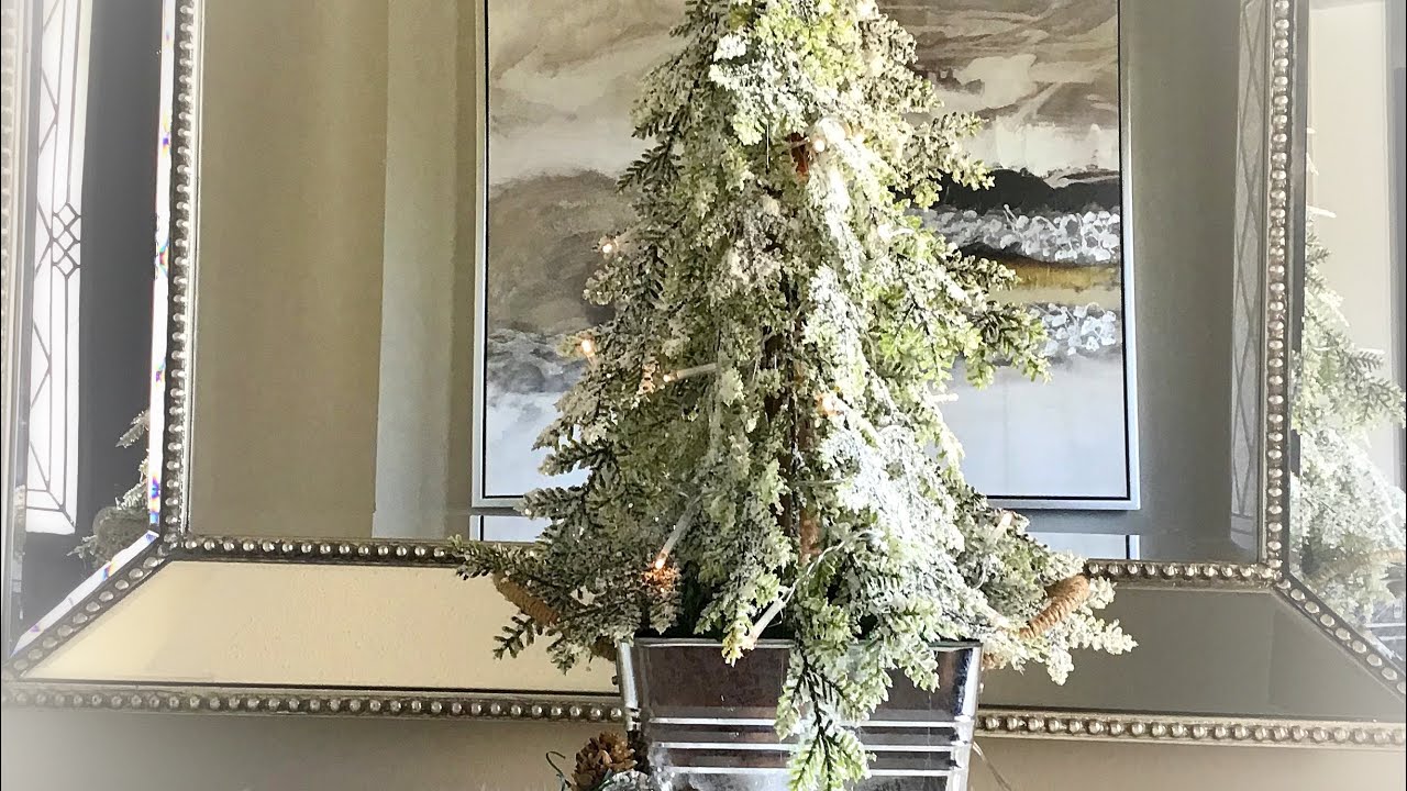 Farmhouse Alpine Christmas Tree DIY! - Tabletop