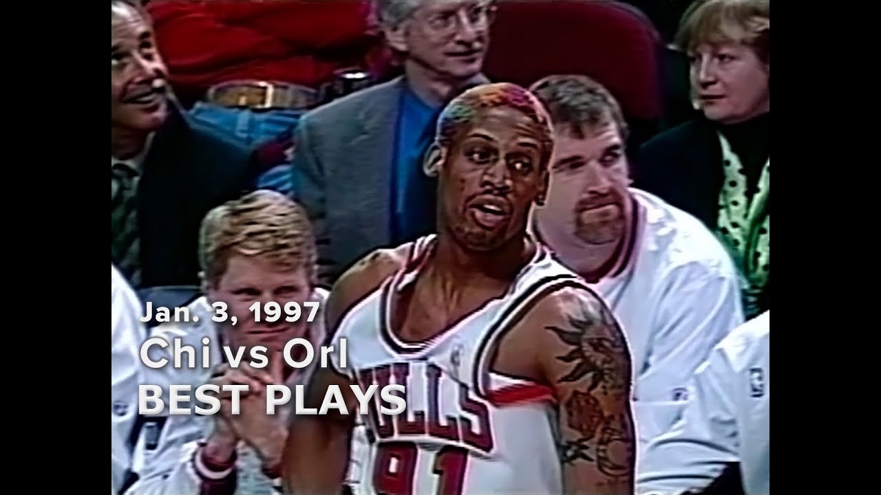 January 3, 1997 Bulls vs Magic best plays