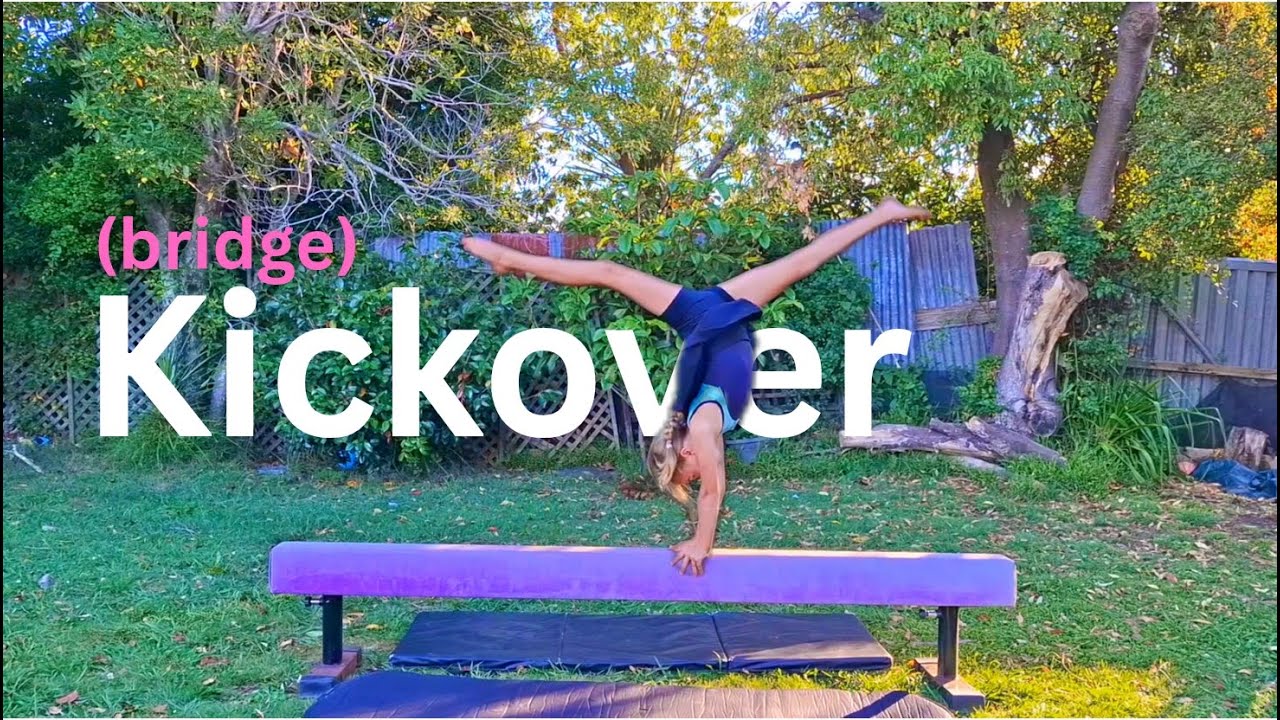 Learn the Bridge Kick Over on Beam 🤸‍♀️ | Step-by-Step Gymnastics Tutorial