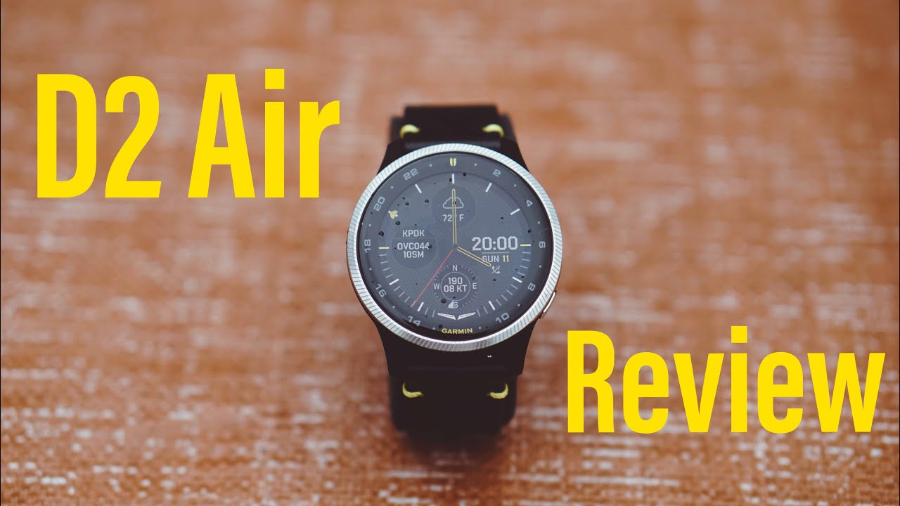 Garmin D2 Air Pilot Watch Review - Aviation Features and Compare with D2 Delta