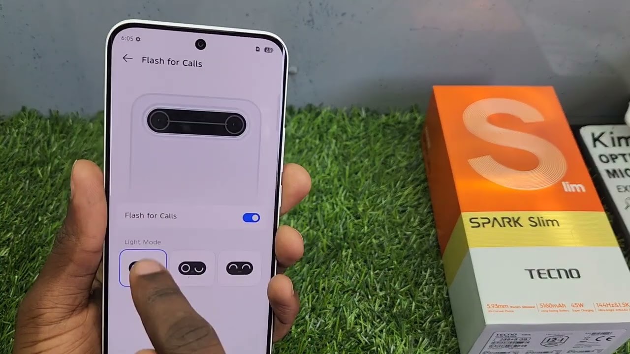 Как настроить Moonlighting ✨️ Tecno Spark Slim