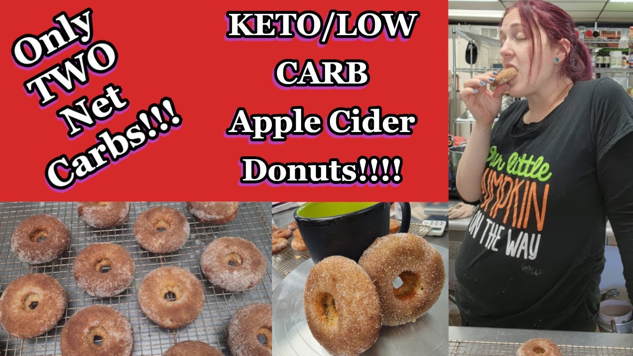 Keto/Low Carb Apple Cider Cake Donut Recipe!