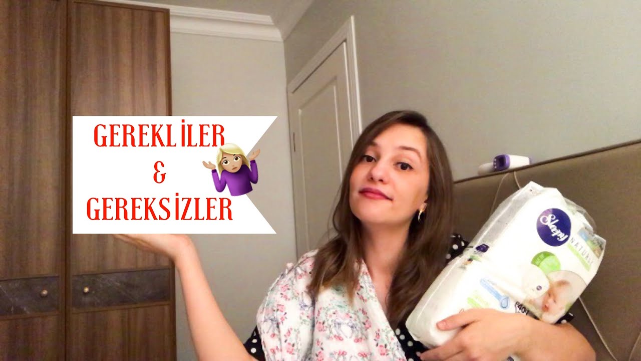 Doğum sonrası hastane çantası inceleme | Gerekli & Gereksizler |
