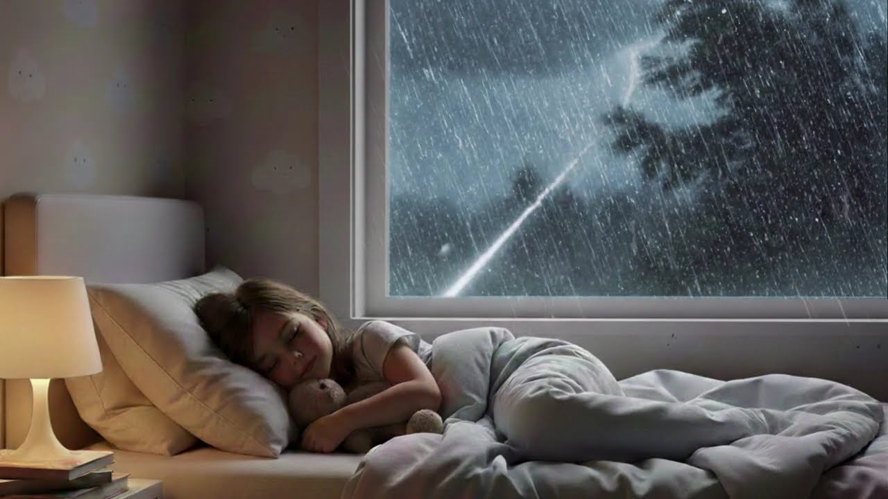 Instrumental music combined with the sound of rain helps you sleep, reduce stress, recover your body