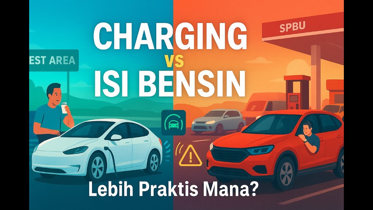Charging Mobil Listrik vs Isi Bensin: Mana yang Lebih Ribet?