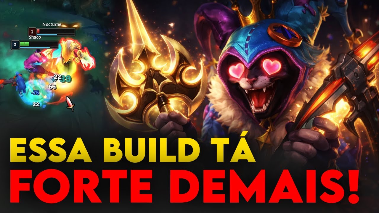 DESCOBRI UMA BUILD DE SHACO ABSURDA NO COMEÇO DA SEASON!!! 😱