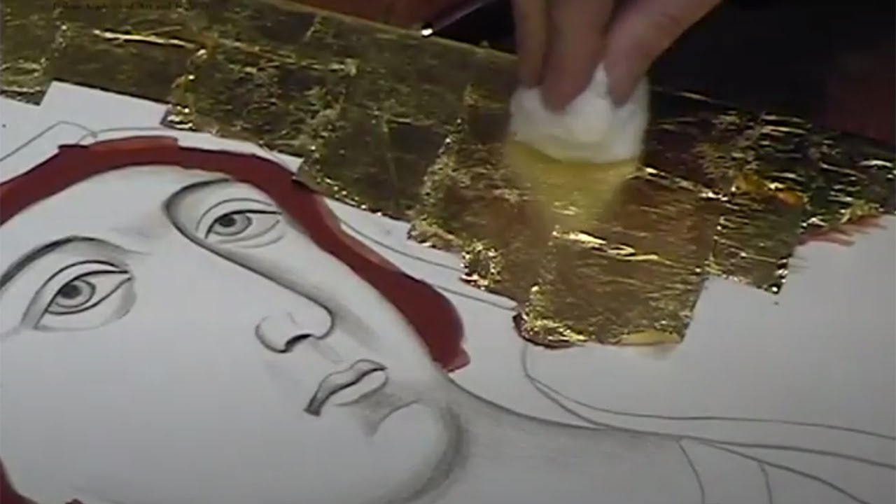 Water gilding - Gouache gilding - Guazzo gilding