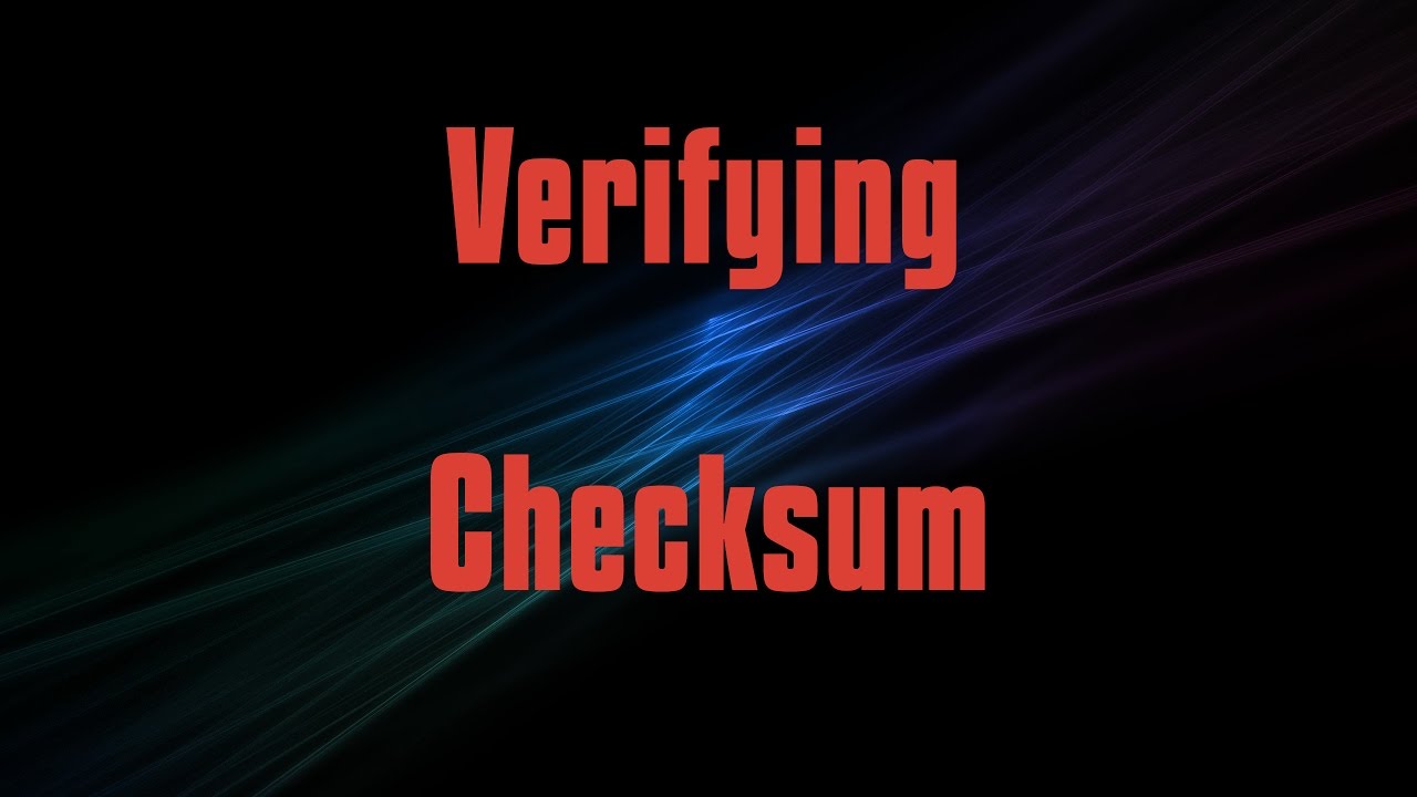 Verifying Download (Checksum/Sha256Sum) | Linux