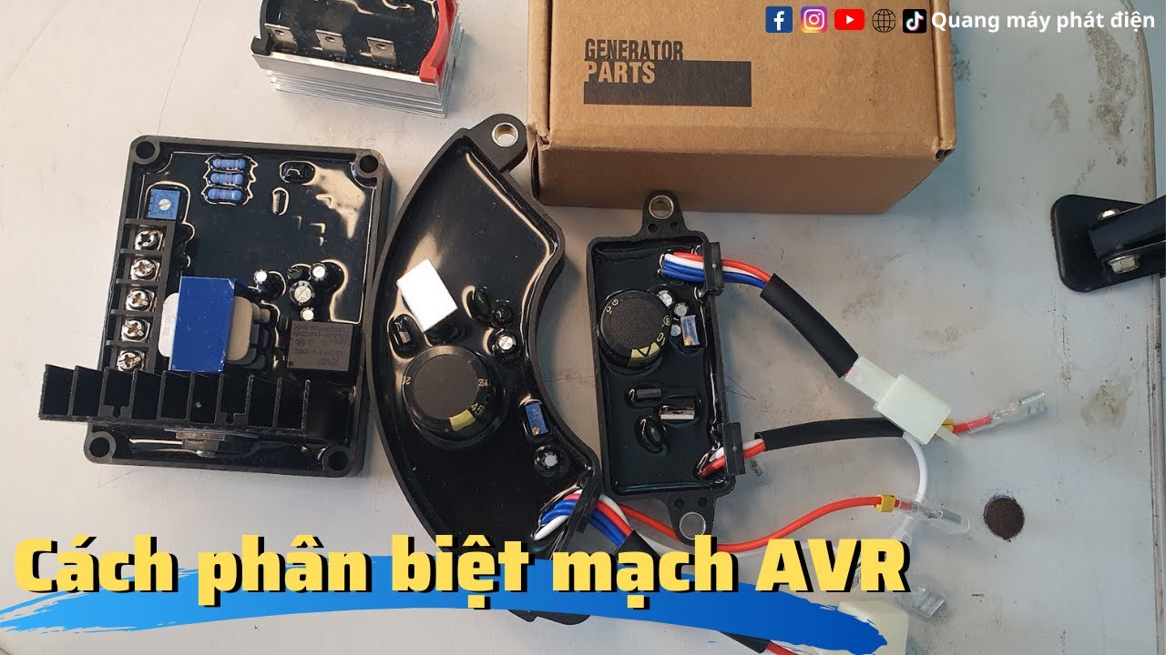 Mạch AVR xoay chiều và AVR 1 chiều khác nhau như thế nào | Quang máy phát điện