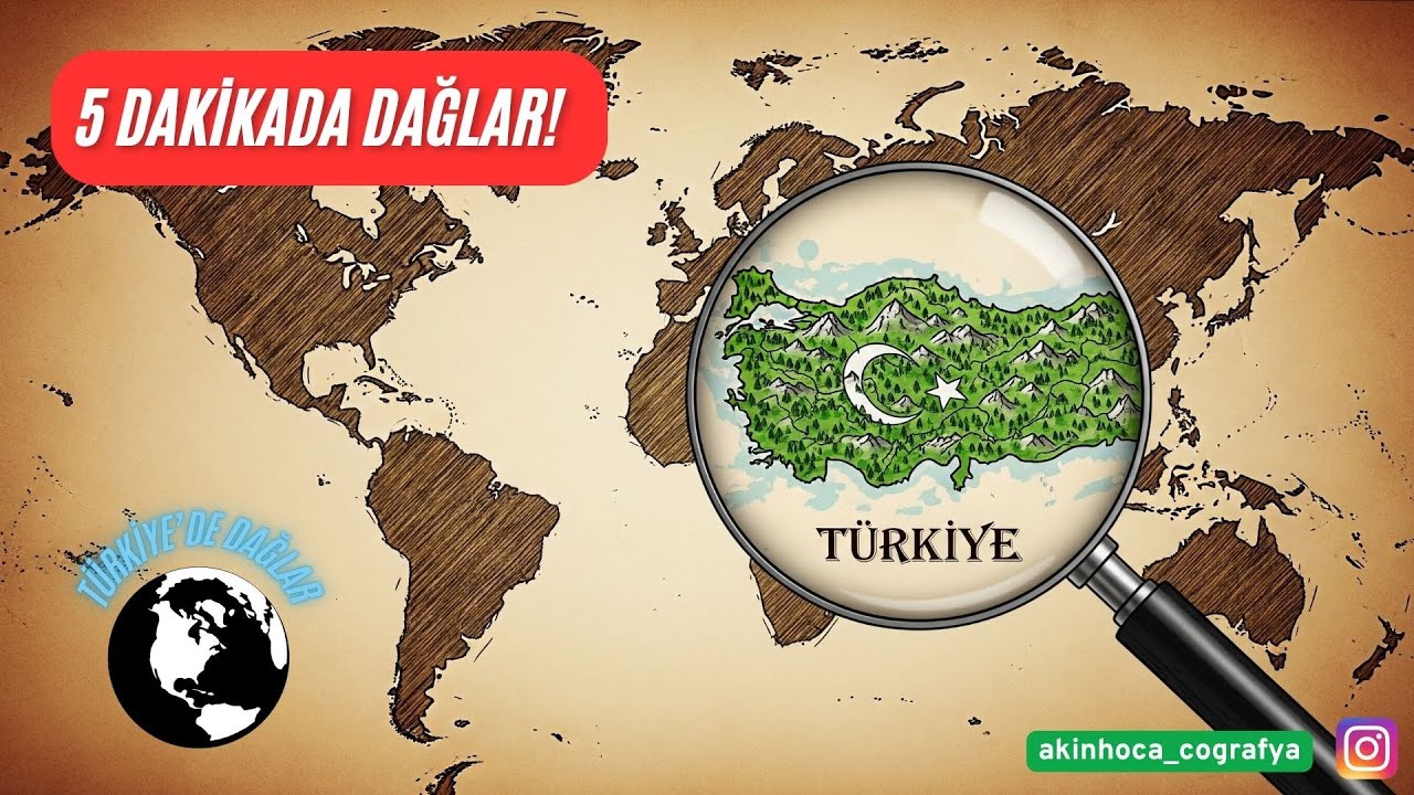 5 Dakikada Türkiye'deki Dağlar