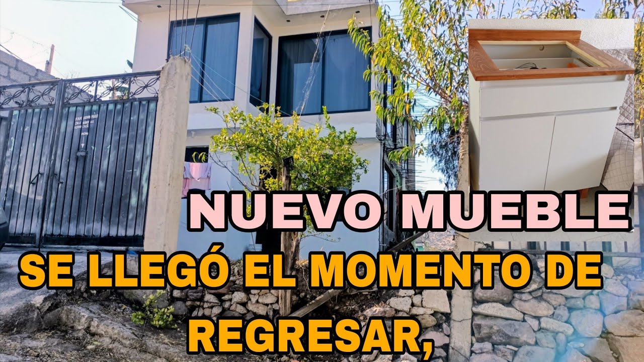 ES HORA DE REGRESAR 🏠 YA LLEGO EL NUEVO MUEBLE DE LA COCINA // ASÍ QUEDÓ MI SALA, QUITANDO El ÁRBOL 