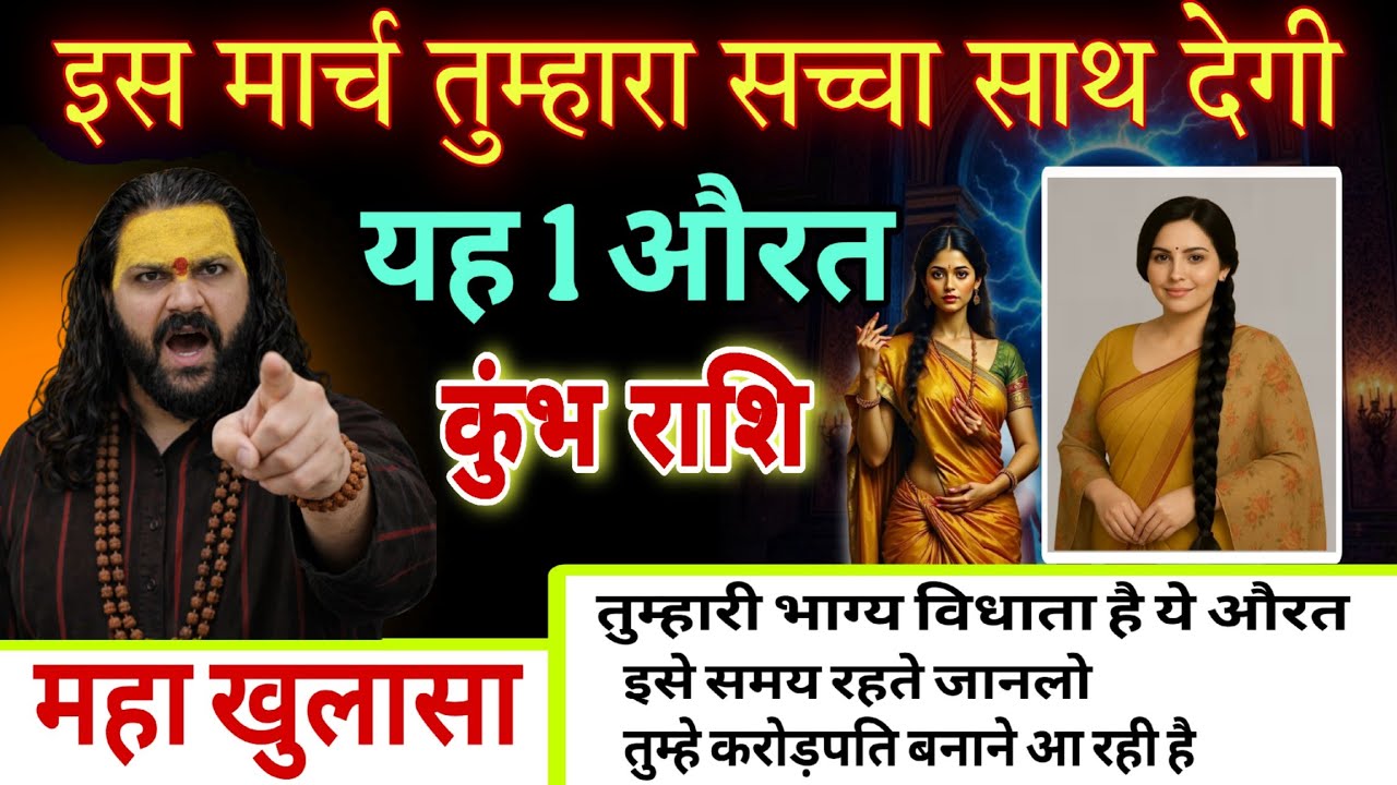 कुंभ राशि, 02,03,04 मार्च, इस मार्च सिर्फ यह एक इंसान आपका साथ देगा