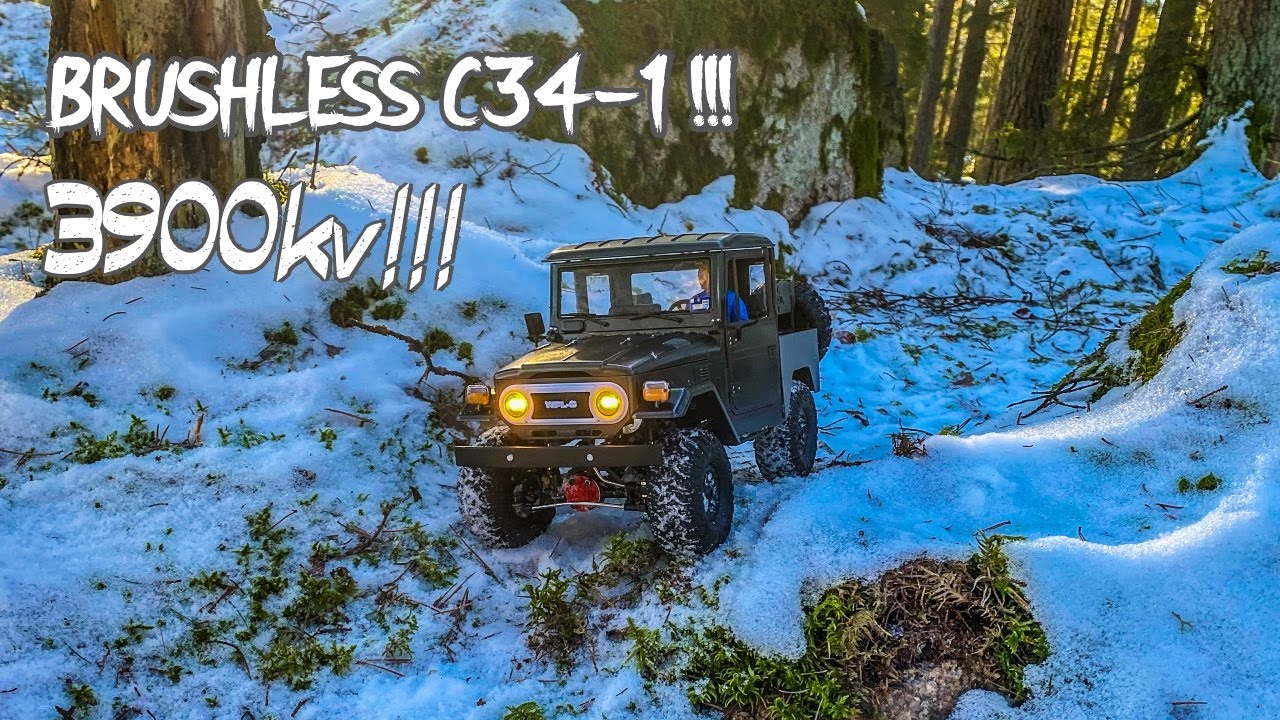 Brushless WPL c34-1! Monster Crawler Hitting The Trails! (and some MN99 action)