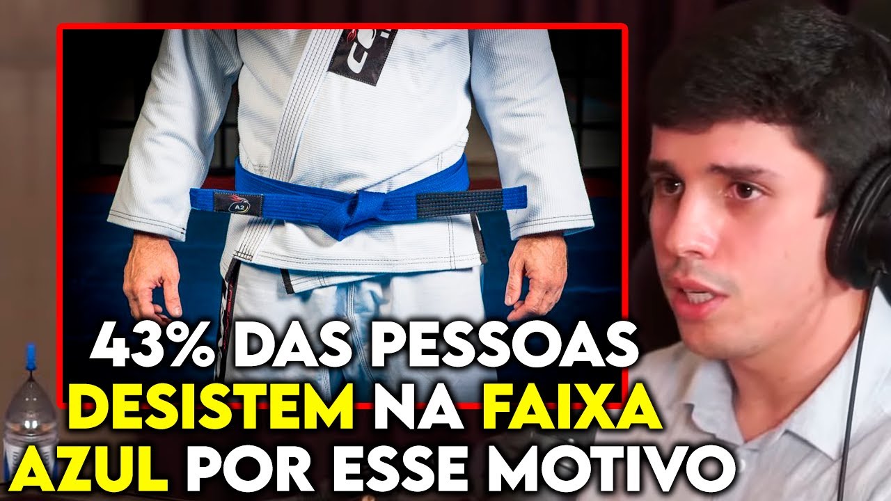 POR QUE TODO MUNDO DESISTE NA FAIXA AZUL DE JIU JITSU | Lutz Podcast