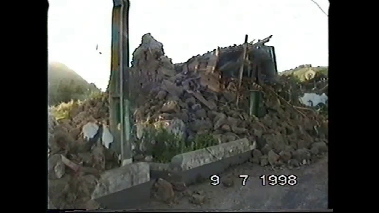 Primeiras Imagens Sismo 9 julho 1998