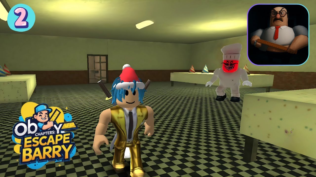 Obby Chapters: Escape Barry – Escape Pizza Challenge! | Epic Obby Adventure Gameplay
