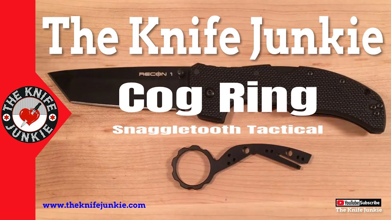 Cog Ring by Snaggletooth Tactical Video How to Assemble ~ The Knife Junkie