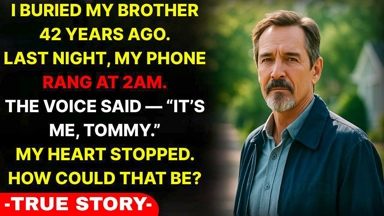 My BROTHER Was Buried 42 Years Ago… But Last Week I Got A Call At 2AM & He Said 
