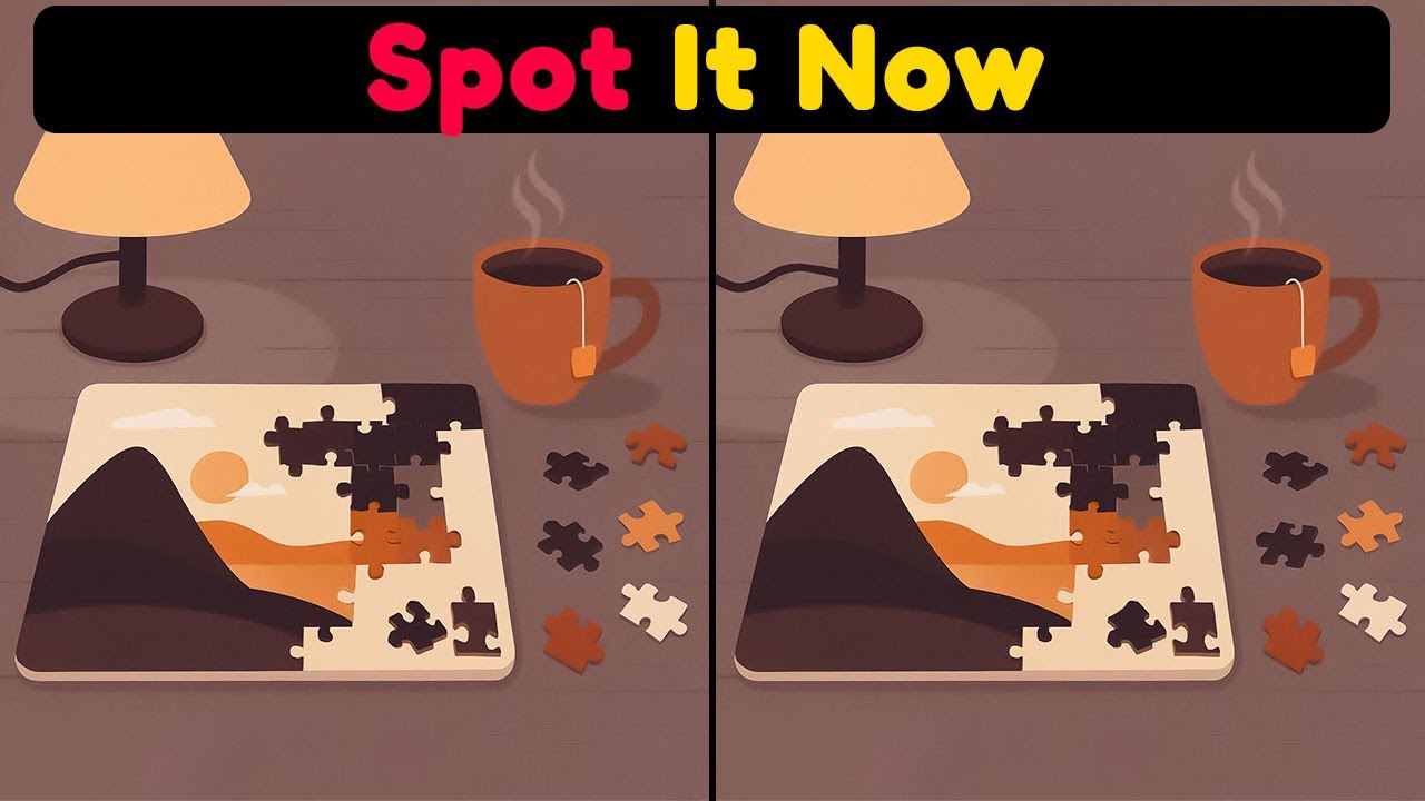 Find the Difference Puzzle for Seniors | Relaxing Brain Game